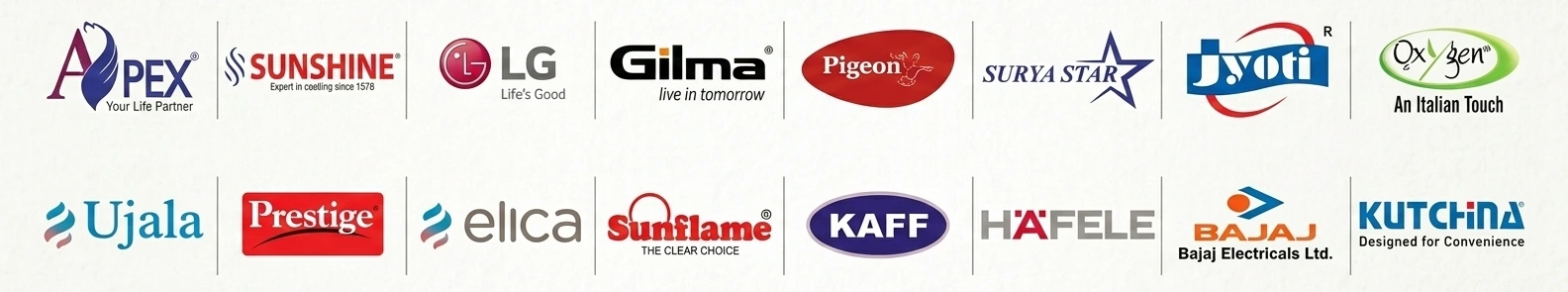 Top Brands We Service